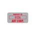 Custom Property Control Tags - Silver Background - Red